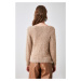 Trendyol Mink Beard Yarn Knitwear Sweater