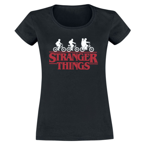 Stranger Things Bike Club Dámské tričko černá