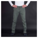 Stylové pánské zelené kalhoty Armani Jeans