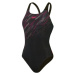 Speedo HYPERBOOM PLACEMENT MUSCLEBACK Dámské jednodílné sportovní plavky, černá, velikost
