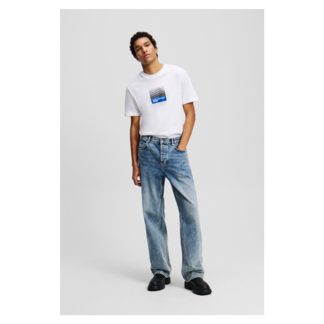Džíny karl lagerfeld jeans klj relaxed denim visual mid blue