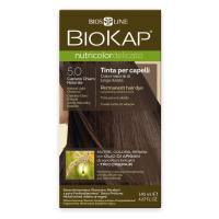 BIOKAP Nutricolor Delicato 5.0 Kaštanová přírodní světlá barva na vlasy 140 ml