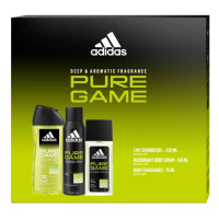 Adidas Pure Game - deodorant s rozprašovačem 75 ml + deodorant ve spreji 150 ml + sprchový gel 2