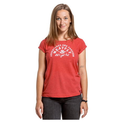 Meatfly dámské tričko Ellie Red Heather | Červená