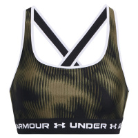 Under Armour UA Crossback Mid Print Dámská sportovní podprsenka US 1361042-390