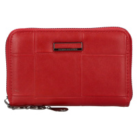 Praktická mladistvá dámská koženková peněženka Manni, červená