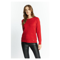 MONNARI Woman's Jumpers & Cardigans Women's Sweater With Braid Weave