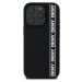 DKNY 3D Rubber Repeat Logo Line Zadní Kryt pro iPhone 16 Pro Max Black