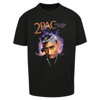Oversize tričko Tupac All Eyez On Me Anniversary černé