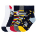 lupilu® Chlapecké ponožky s BIO bavlnou, 5 párů (zvířátka/námořnická/šedá/žlutá)