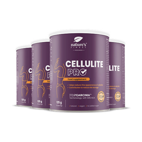 100% Cellulite PRO® od Nature's Finest | Nápoj na redukci celulitidy | Balení 4 kusů