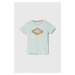 Dětské bavlněné tričko Guess tyrkysová barva, s potiskem
