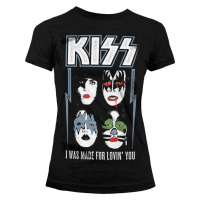 Tričko metal dámské Kiss - I Was Made For Lovin' You - HYBRIS - ER-5-KISS011-H71-5-BK