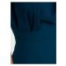 Tmavě modré pouzdrové šaty Trendyol