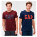 Barevné pánské tričko GAP Logo basic arch, 2ks