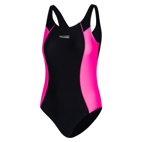 AQUA SPEED Plavky Luna Black/Pink Pattern 19