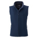 James & Nicholson Měkká větruodolná softshellová dámská vesta, modrá námořní - modrá námořní