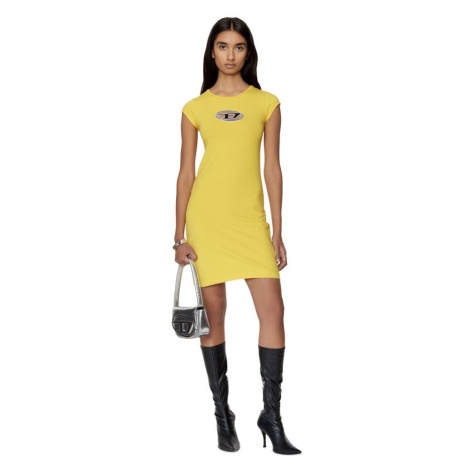 Diesel Dress - D-ANGIEL DRESS yellow