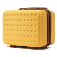 KONO malý toaletní kufřík na zavazadlo - 11L - žlutý - ABS