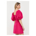 Šaty Marella růžová barva, mini
