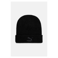 Čepice Puma Classics Mid Fit Beanie béžová barva, z husté pleteniny, 025677