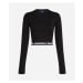 Top karl lagerfeld jeans klj ls milano top black