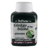 MEDPHARMA Ginkgo biloba + guarana 67 tablet