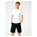 Koton Slogan Shorts Cotton