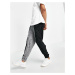 Liquor N Poker towelling joggers in black and grey-Multi