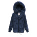 Dámská manšestrová zimní bunda s kapucí LD-7696 - Libland
