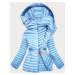 Světle modrá vypasovaná dámská bunda model 17182475 - LHD