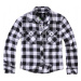 Košile dětská Brandit Checkshirt Kids - white/black