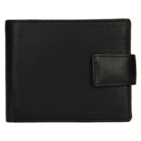 Pánská kožená peněženka Lagen Kanno - černá