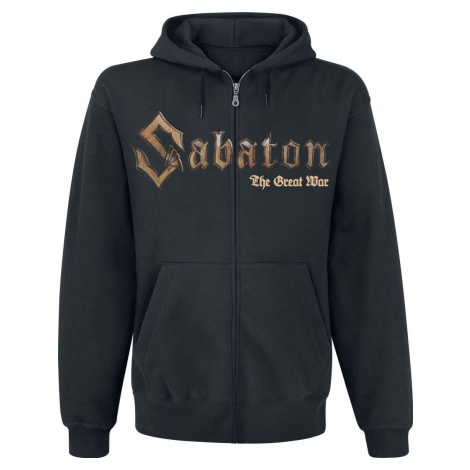 Sabaton The Great War - Soldiers Mikina s kapucí na zip černá