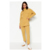 Trendyol Camel Pocket Detailed Knitted Tracksuit Set