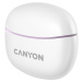 Canyon TWS-5 BT sluchátka s mikrofonem, šeříková