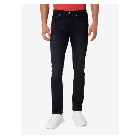 Černé pánské slim fit džíny Calvin Klein Jeans | Modio.cz