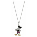 Disney Slušivý stříbrný náhrdelník Mickey Mouse CS00039HZML-P.CS (řetízek, přívěsek)