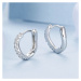 GRACE Silver Jewellery Stříbrné náušnice se zirkony Brisa - stříbro 925/1000 E-BSE959/192 Stříbr