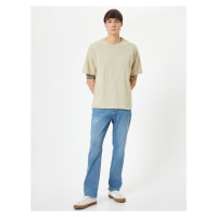 Koton Straight Fit Pique Jeans - Mark Jeans