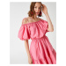 Koton Both Dress - Pink - Ruffle