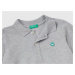 Benetton, Long Sleeve Polo In Organic Cotton