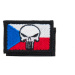 Nášivka: Vlajka Česká republika PUNISHER [40x26] [ssz] barevná