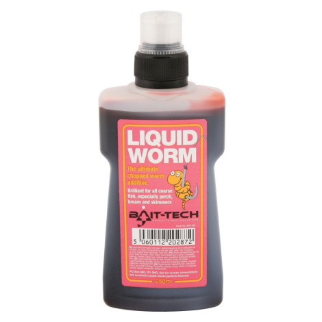 Bait-tech tekutý posilovač liquid worm 250 ml