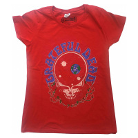 Grateful Dead tričko, Space Your Face & Logo Girly Red, dámské