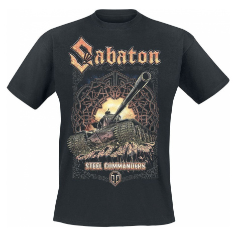 Sabaton World Of Tanks Tričko černá