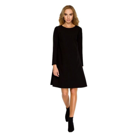 Stylove Dámské mini šaty Flonor S137 černá Černá