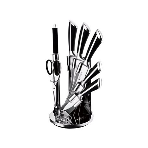 8-dílná sada nožů Imperial Collection se stojanem - černá Alum