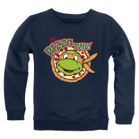 Teenage Mutant Ninja Turtles Kids - It`s Pizza Time! detská mikina modrá