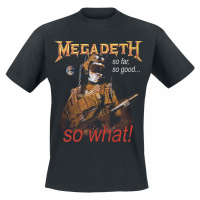 Megadeth So What Vintage Tracklist Tričko černá